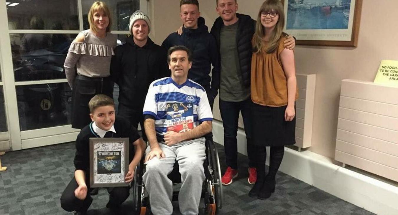 Andy Adams with Michael Doyle