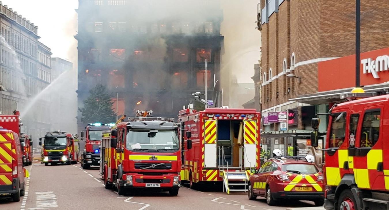 Primark Castle St Belfast fire 