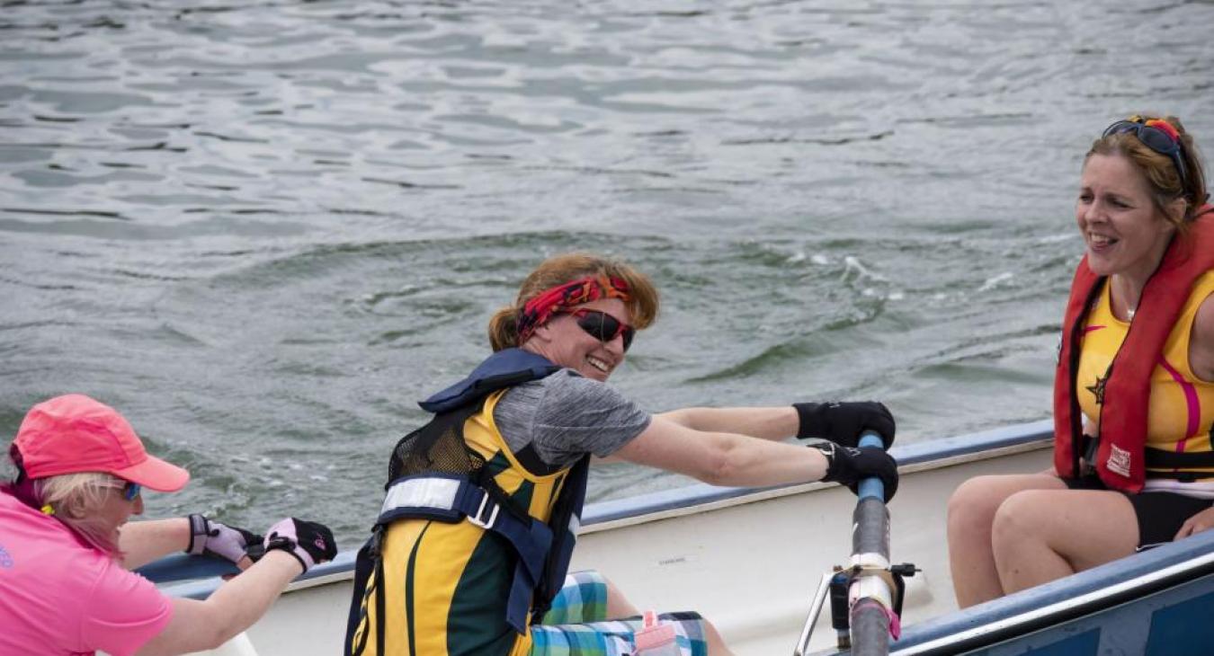 Rowing training Hannah Lodder