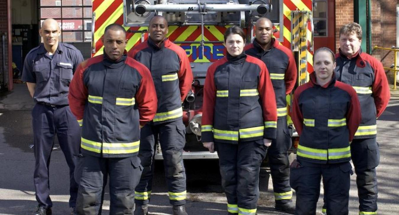 group-firefighters-front-engine