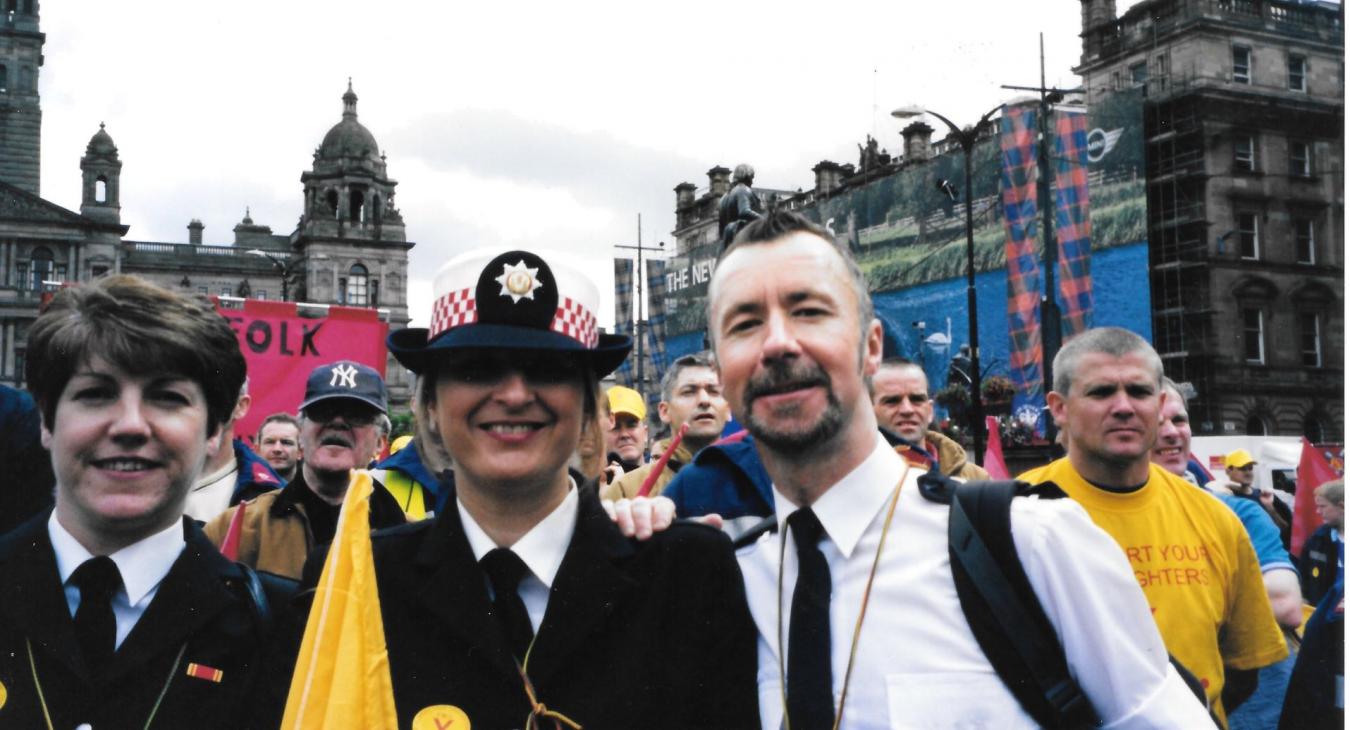 Roddy McAllister Control member 2002 FBU pay campaign