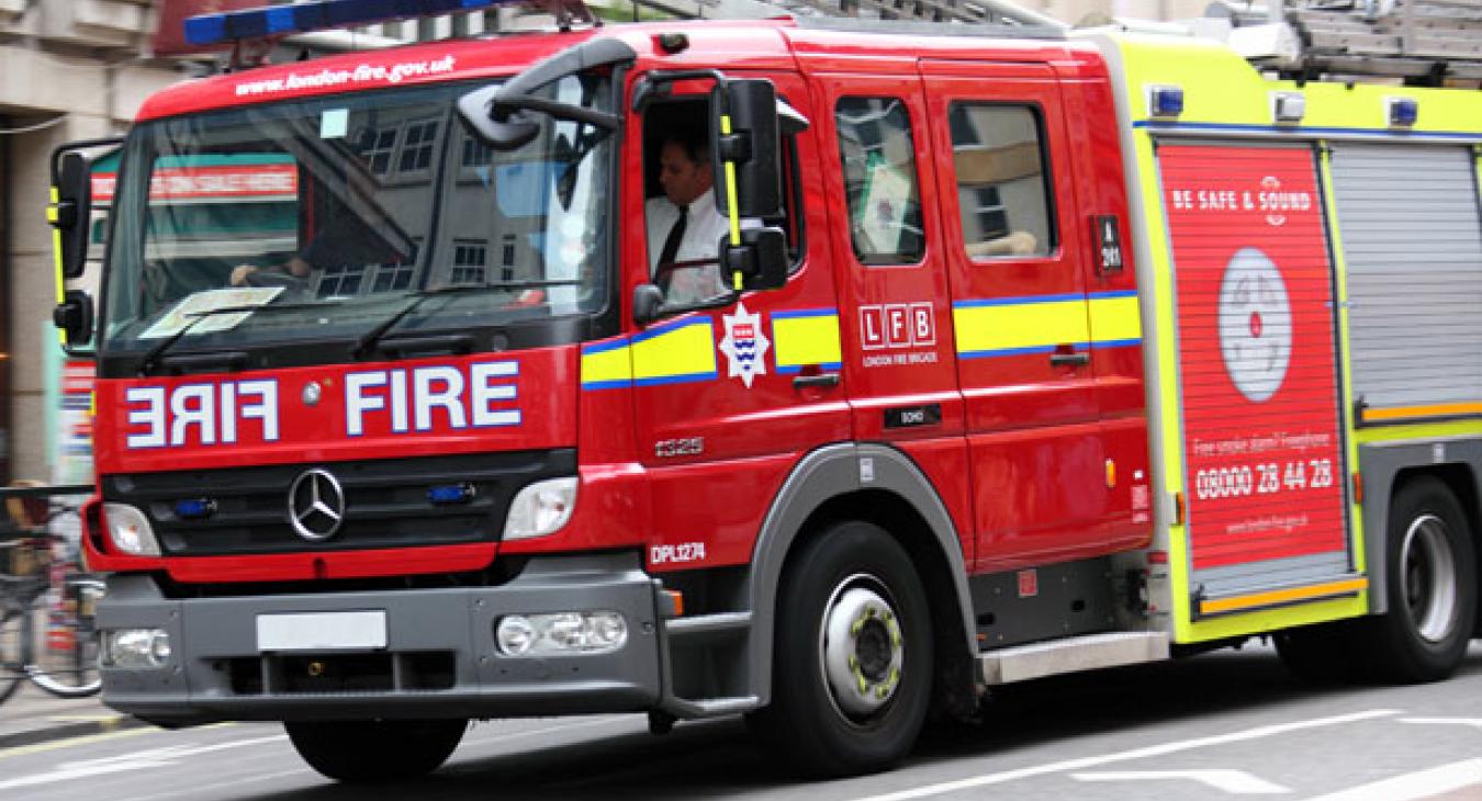London Fire Brigade engine