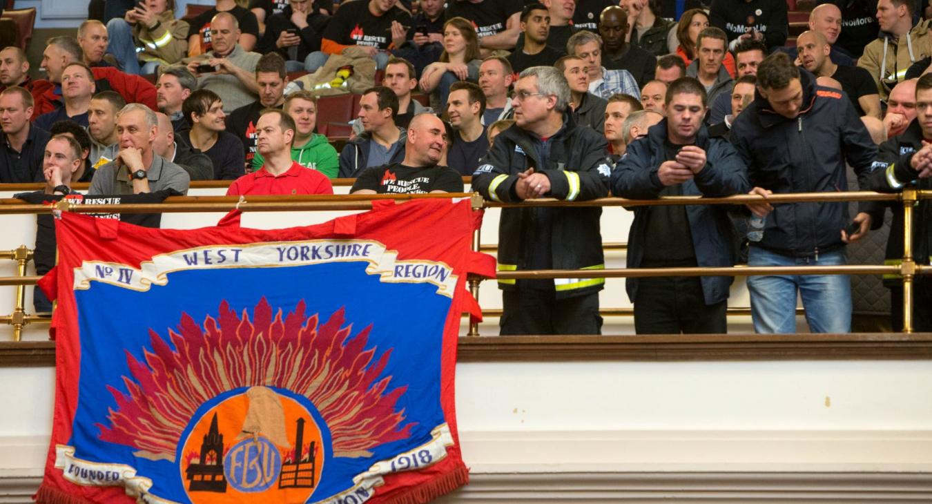 Pensions rally and lobby by FBU members Feb 2015