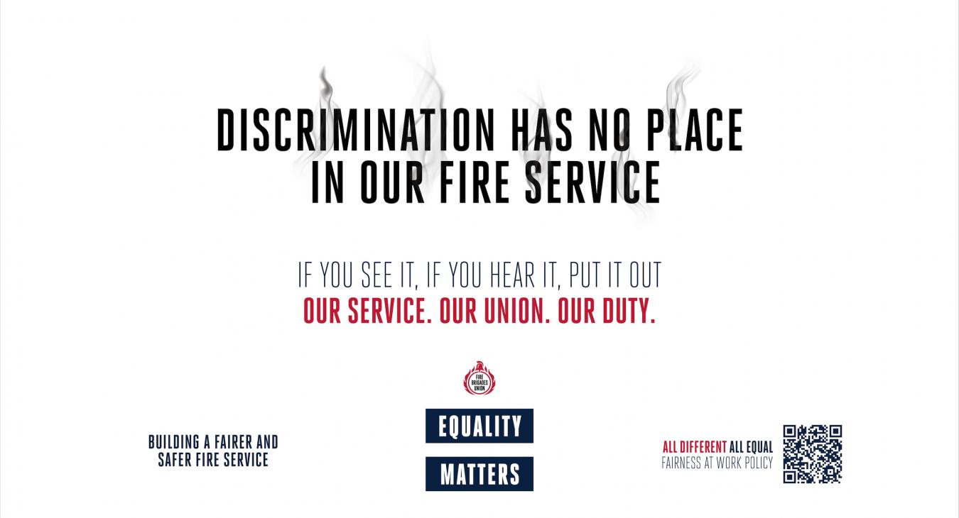 Discrimination has no place in our fire service