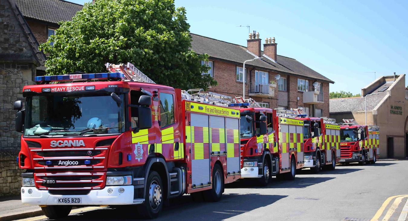 London fire appliances c Paul Wood