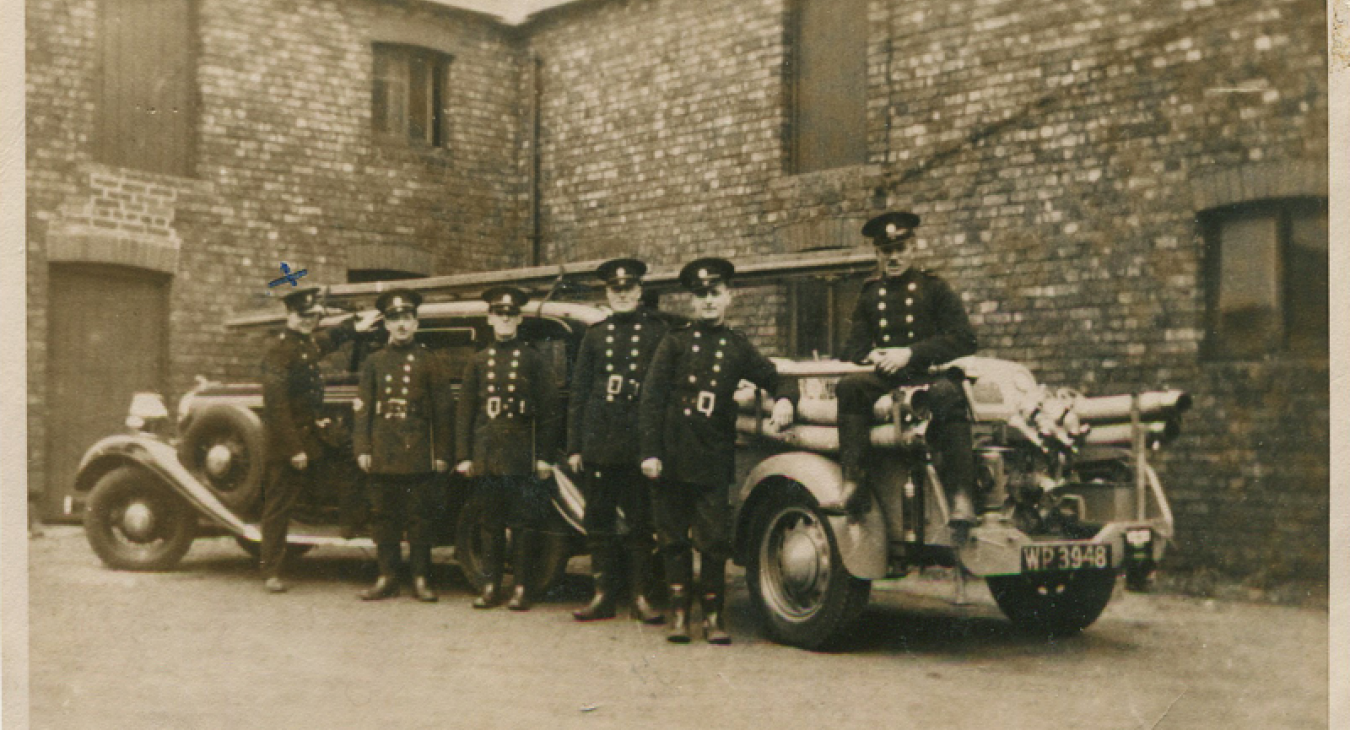 A photo of Hector Graham with his colleagues