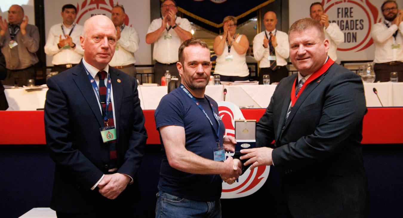 Brendon Woodhouse Solidarity medal