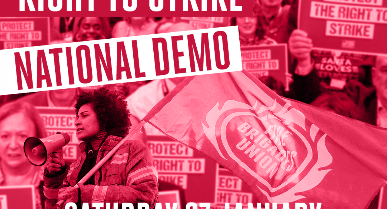 GCHQ TUC protest