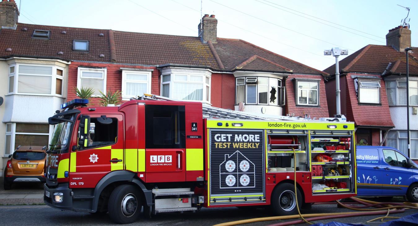 LFB fire appliance July 2023 c Paul Wood