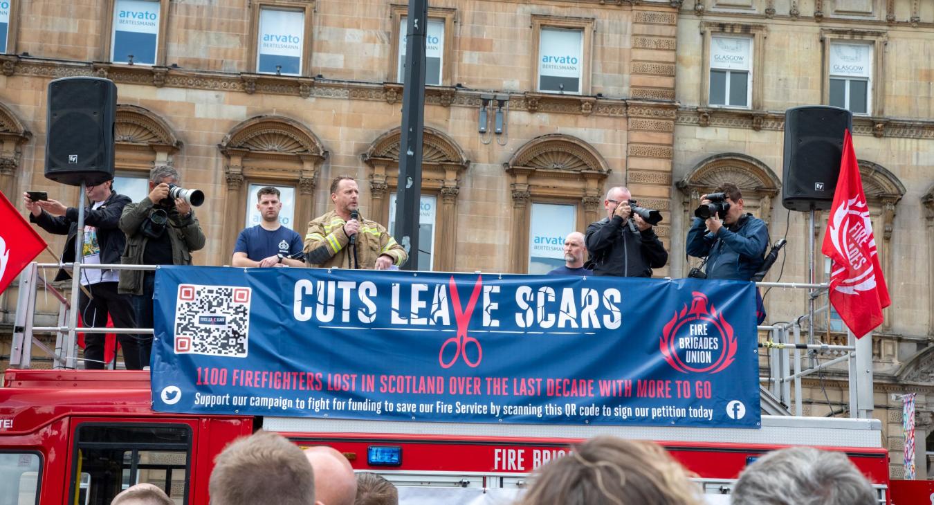 Cuts leave scars campaign Scotland c Craig Maclean