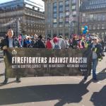 Stand up to racism demo Glasgow March 2022 