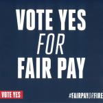 Pledge card for strike ballot 