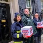 Defend right to strike pic 10 Downing St credit Jess Hurd