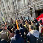 Matt Wrack addressing FFs at Central Hall 8 Feb