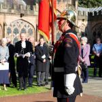 Hereford Cathedral lead plaque unveiling 13 May 2023