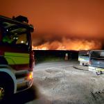 Lady Cannings Plantation wildfire S Yorks 