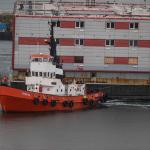 Bibby Stockholm barge Alamy