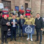 Inverclyde ffs rally over cuts July 2023