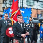 North West red plaque unveiling Cyril Dutton 