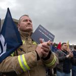 FFs rally against cuts to SFRS c Craig Maclean