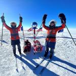 Fire Angels Bex and George at the South Pole