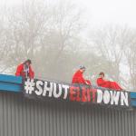 Peace activists protest at arms factory 