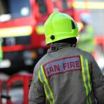 Welsh firefighter from behind