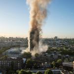 Grenfell Tower smoke from a distance 