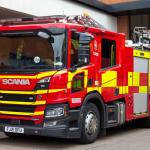 Leicestershire fire service engine